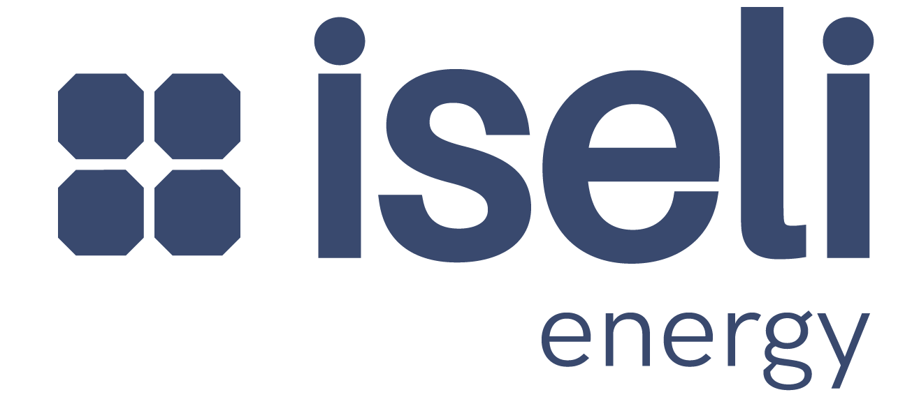 iseli energy logo petrol blue 